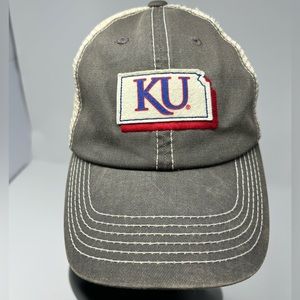 Kansas Jayhawks  NCAA United Trucker Top of the World Adjustable Snapback Hat